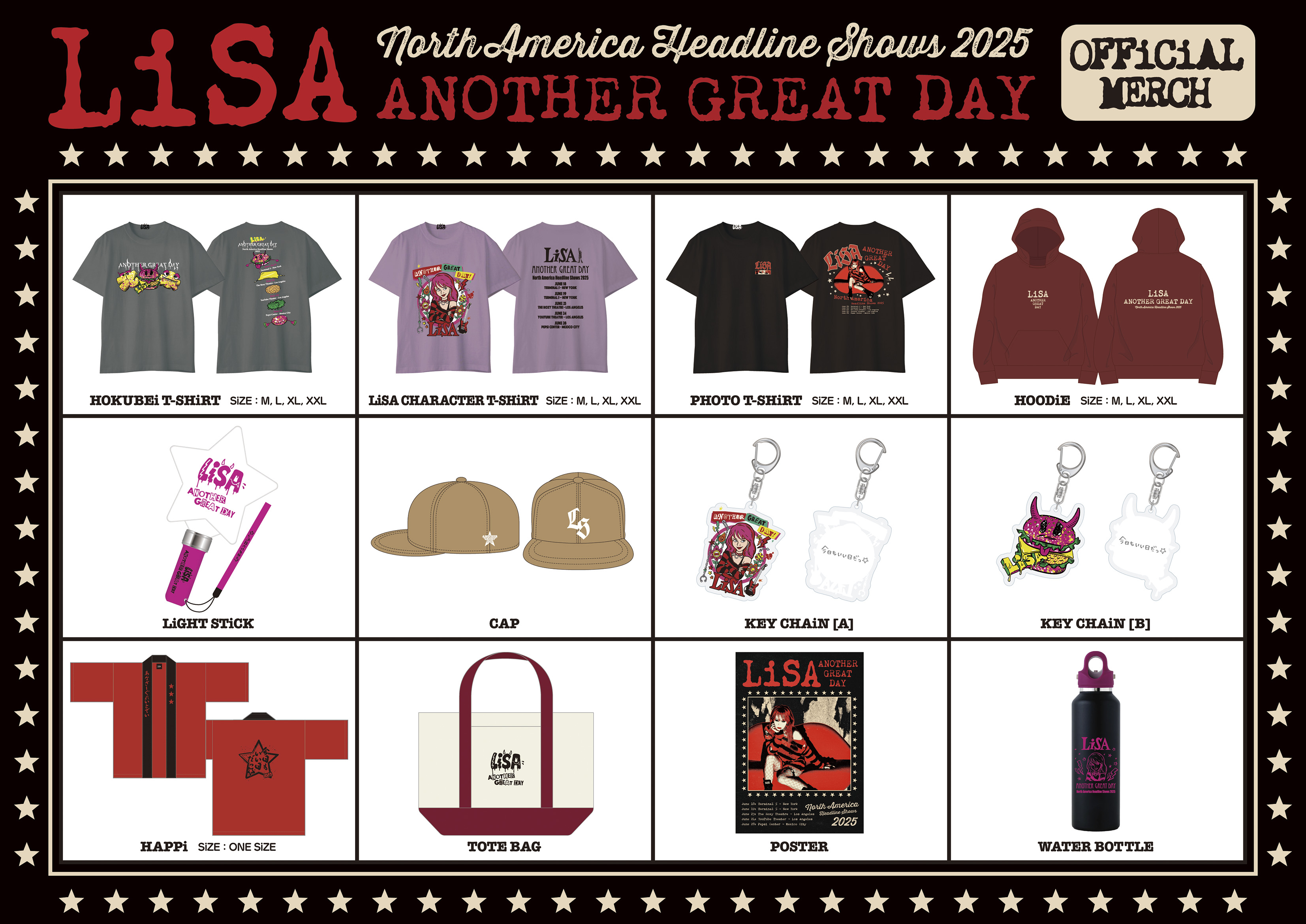 お歳暮 人気 オシャレ GREAT ANOTHER DAY 2025」販売 Shows Headline America North ミュージシャン