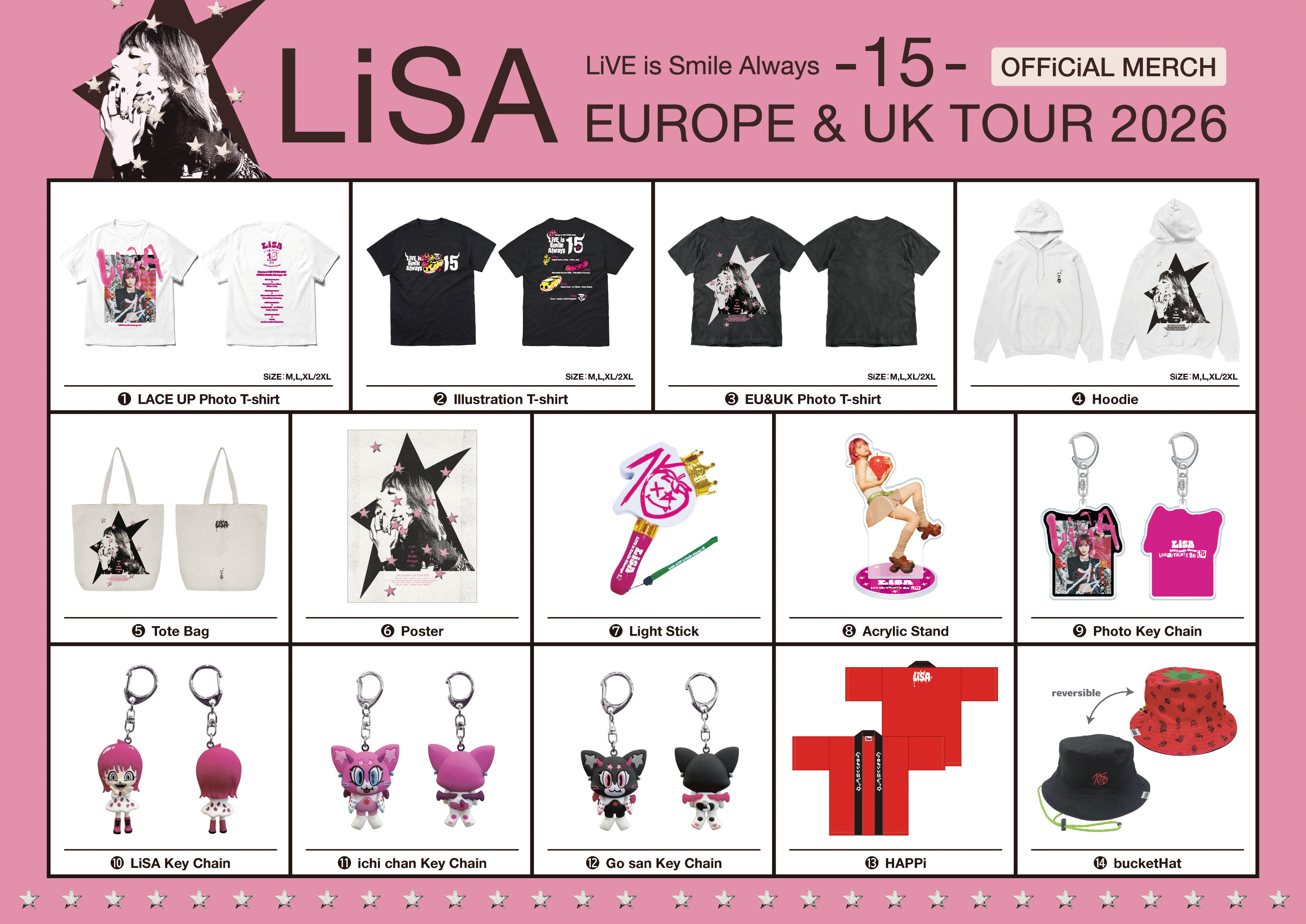 Announcement of Merchandise Lineup for 